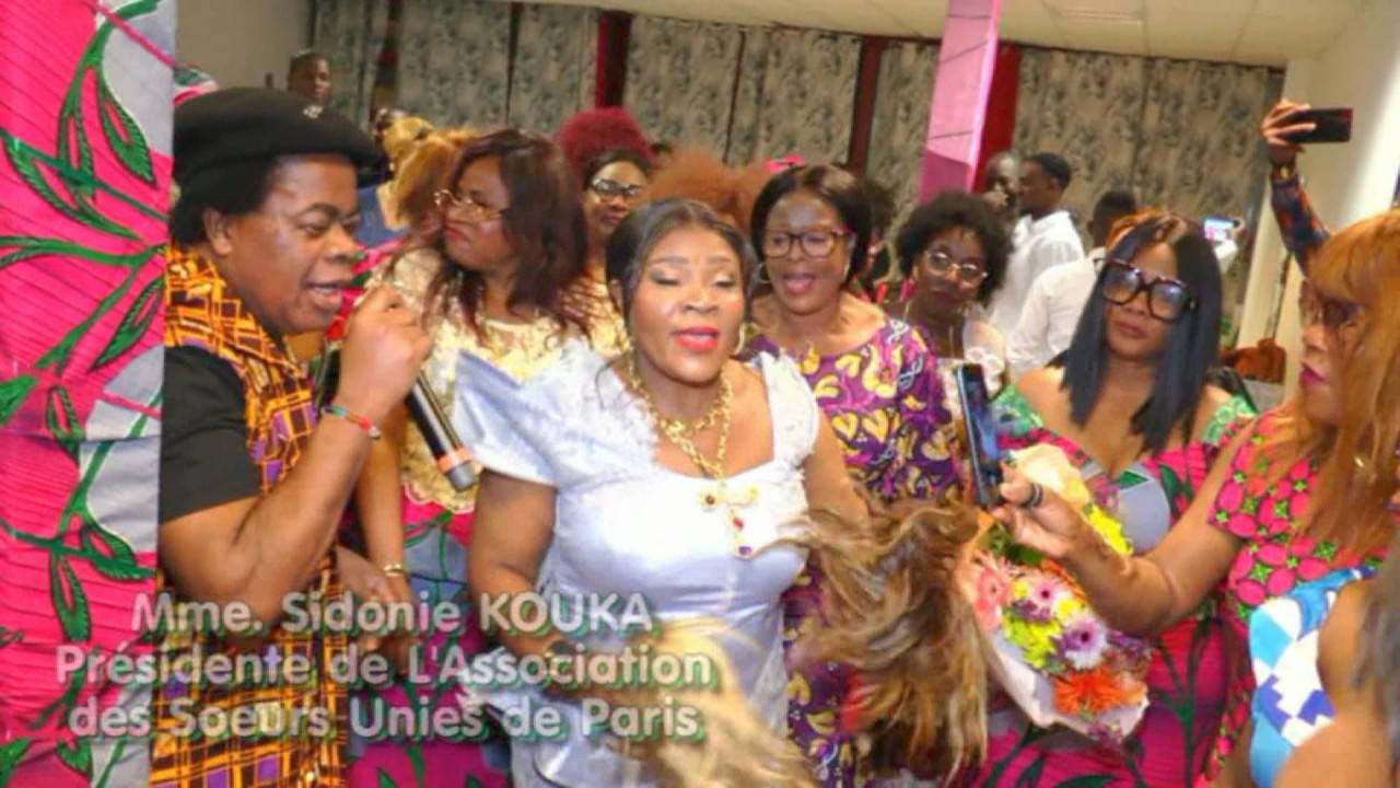 INVESTITURE DE LA PRESIDENTE DE L'ASSOCIATION DES SOEURS UNIES DE PARIS. Mme. Sidonie KOUKA