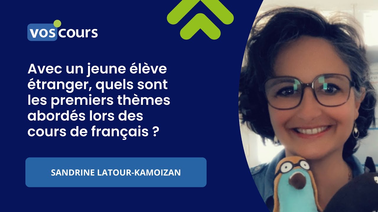 Premiers thèmes abordés lors des cours de FLE pour enfants