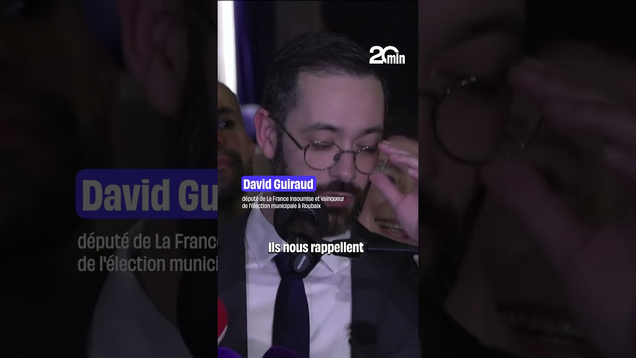 Municipales 2026 : L'Insoumis David Guiraud remporte la mairie de Roubaix
