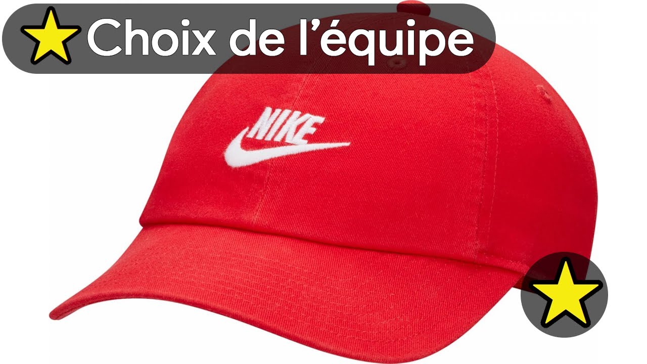 🏆 TOP 3 MEILLEUR CASQUETTE NIKE ROUGE POUR HOMME 2025 🔥