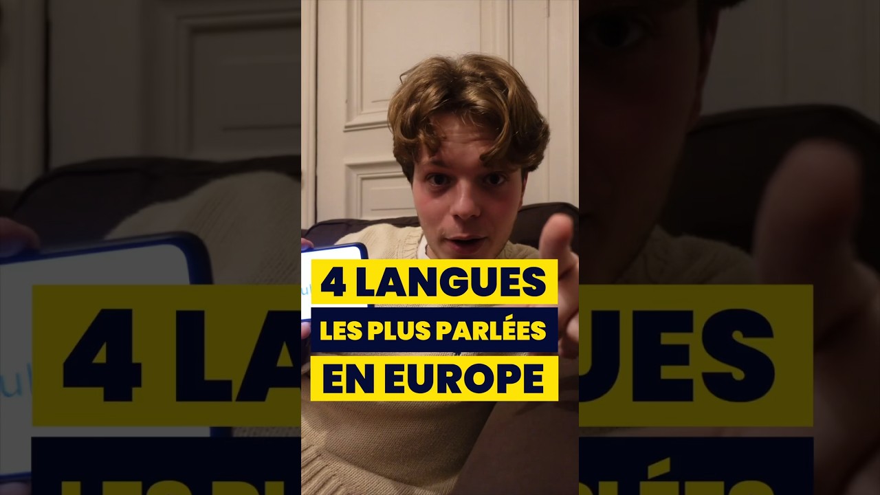 Voici les 4 langues les plus parlées en Europe !