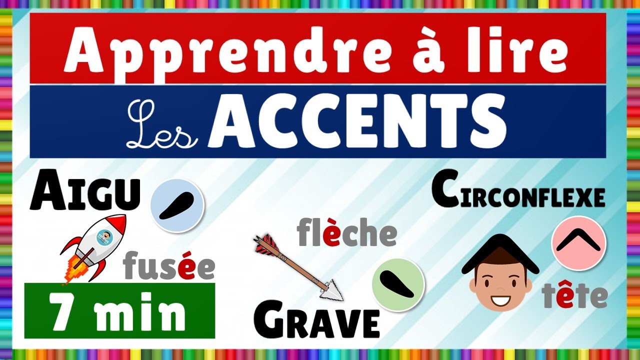 Compilation : l'accent aigu, grave et circonflexe