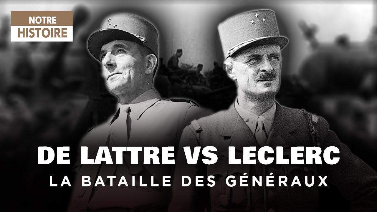 De Lattre vs Leclerc : Deux Généraux Rivaux pour la Libération de la France - Documentaire SBS