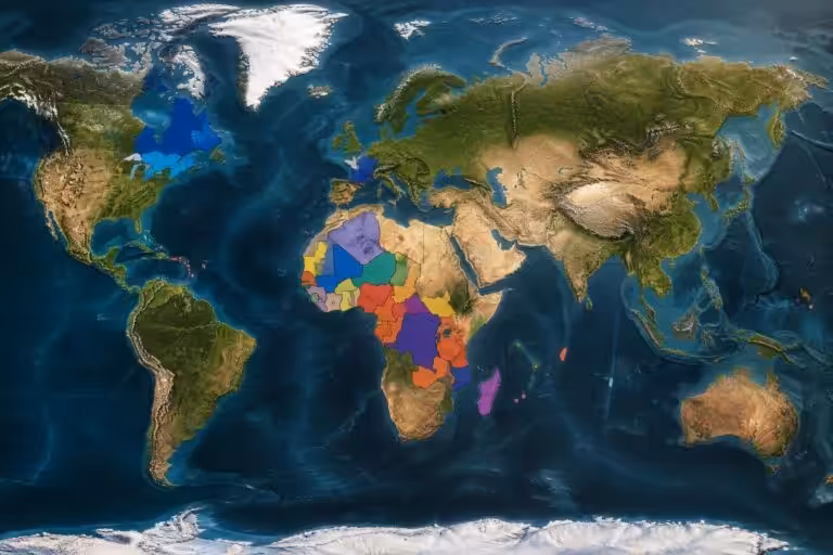 téléchargez la carte officielle de la francophonie 2024 et découvrez la répartition des pays francophones à travers le monde.